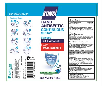 Konix Hand Antiseptic Spray (Konix Hand Antiseptic Continuous Spray 5 Oz)